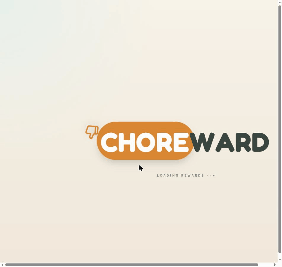 A teen completing a chore in Choreward and watching their payout balance grow